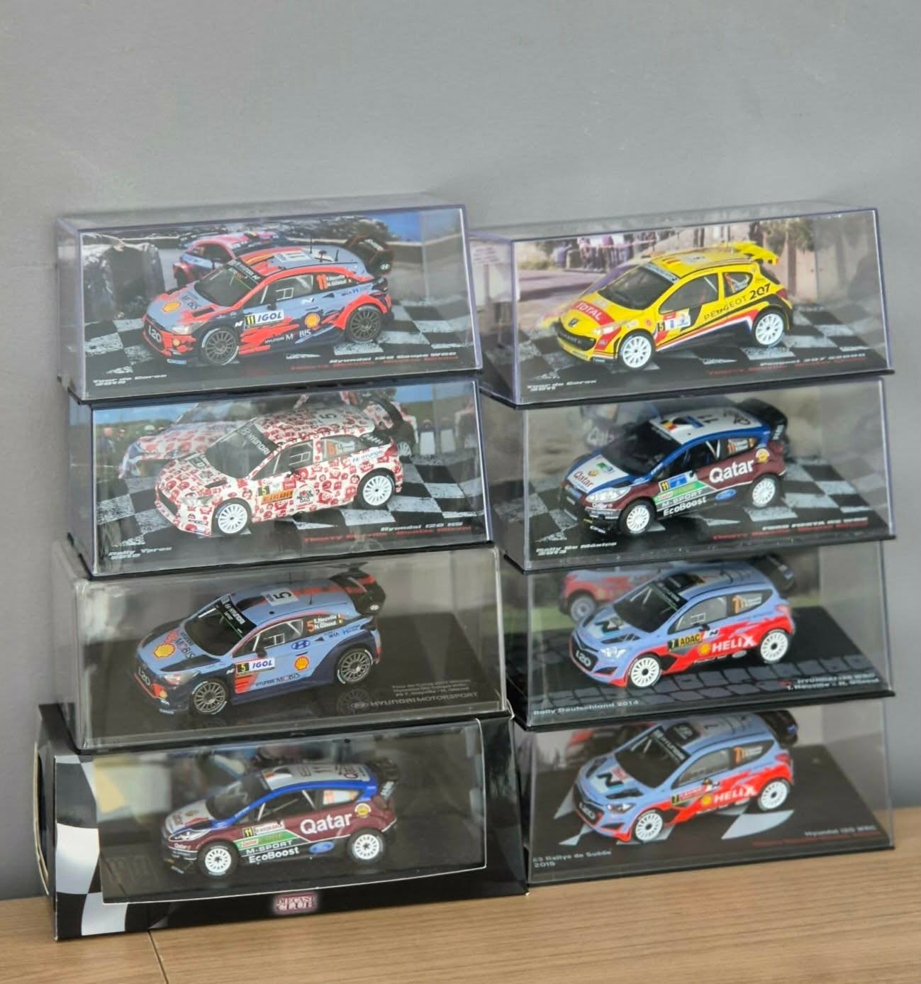 Lot 8 auto's wrc rally 1/43 T.Neuville-N.Gilsoul, Ophalen