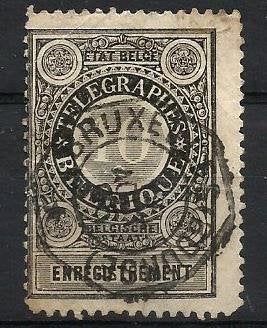 1897 Cijfer in dubbele cirkel OBP RT1, Enlèvement ou Envoi, Autre, Affranchi, Autre