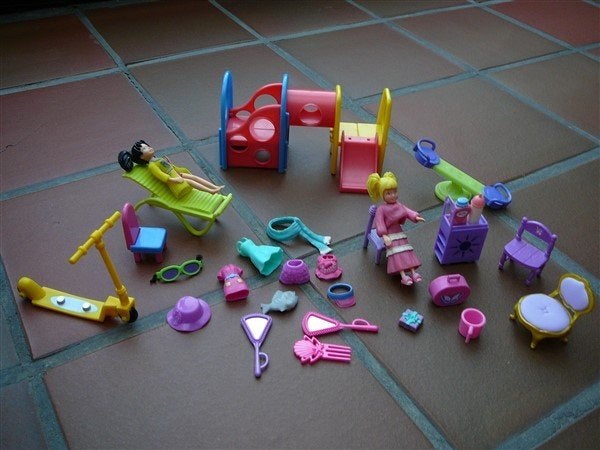 Set Polly Pocket, Enlèvement ou Envoi, Utilisé