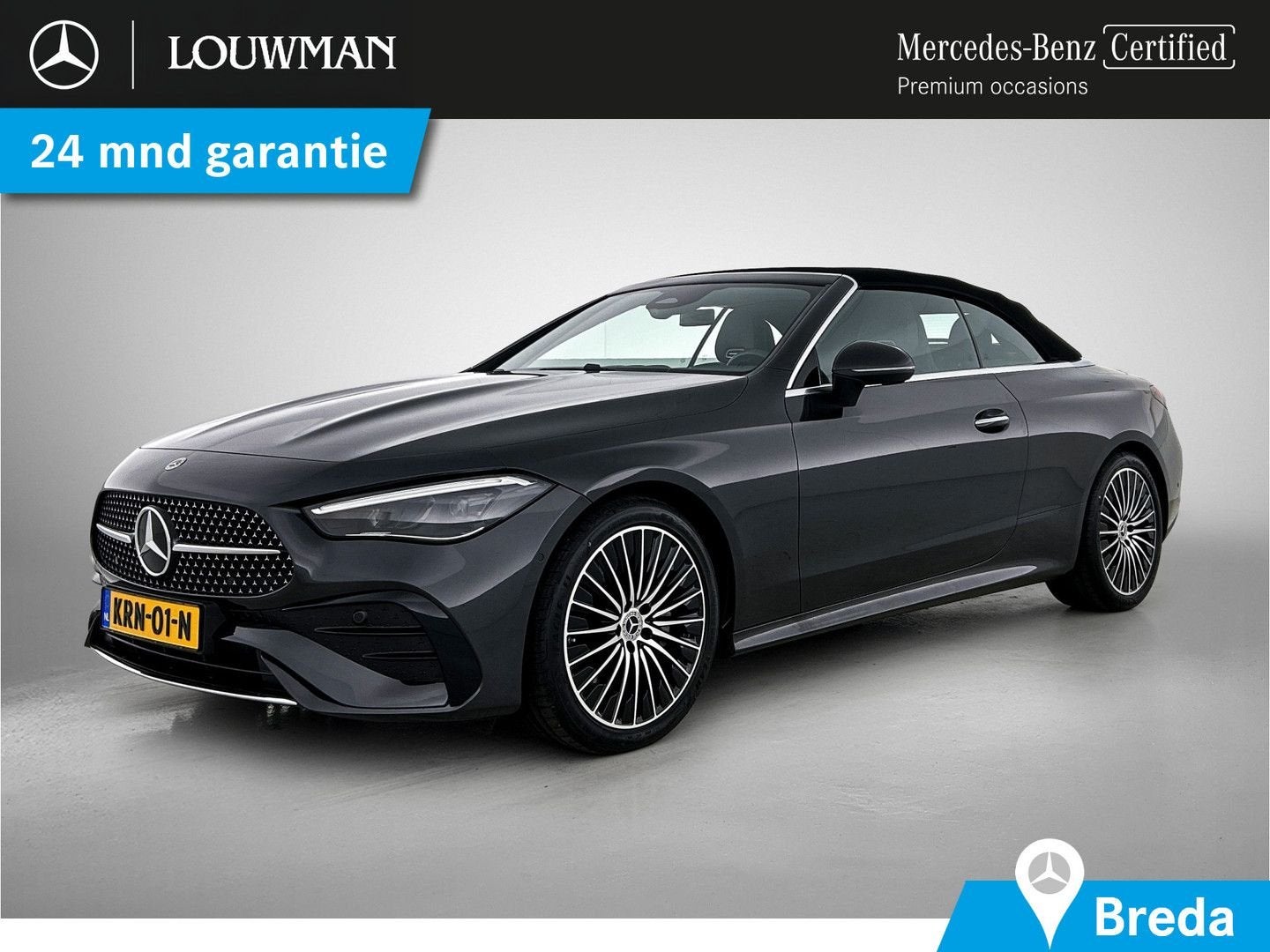 Mercedes-Benz CLE 200 Cabriolet AMG Line AMG Line | 19 Inch, Auto's, Automaat, Zwart, Cabriolet, Hybride Elektrisch/Benzine