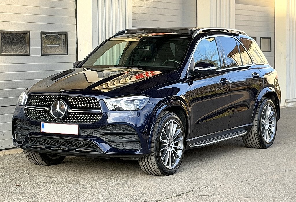 Mercedes-Benz GLE 300 d/4-Matic/Amg/Pano/Led, Auto's, 4 deurs, Euro 6, 4 cilinders, Blauw