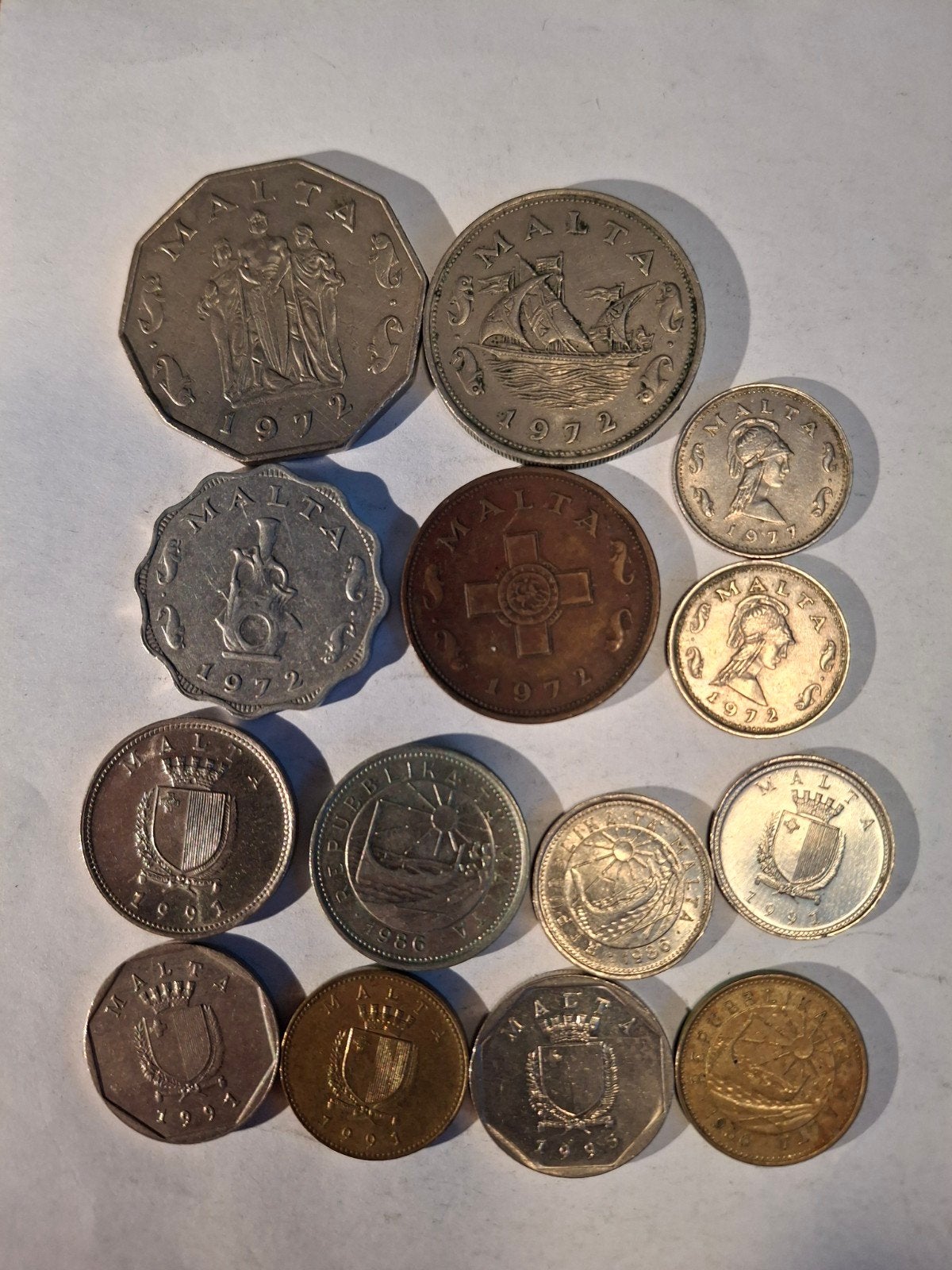 Munten uit Malta, Ophalen of Verzenden, Munten
