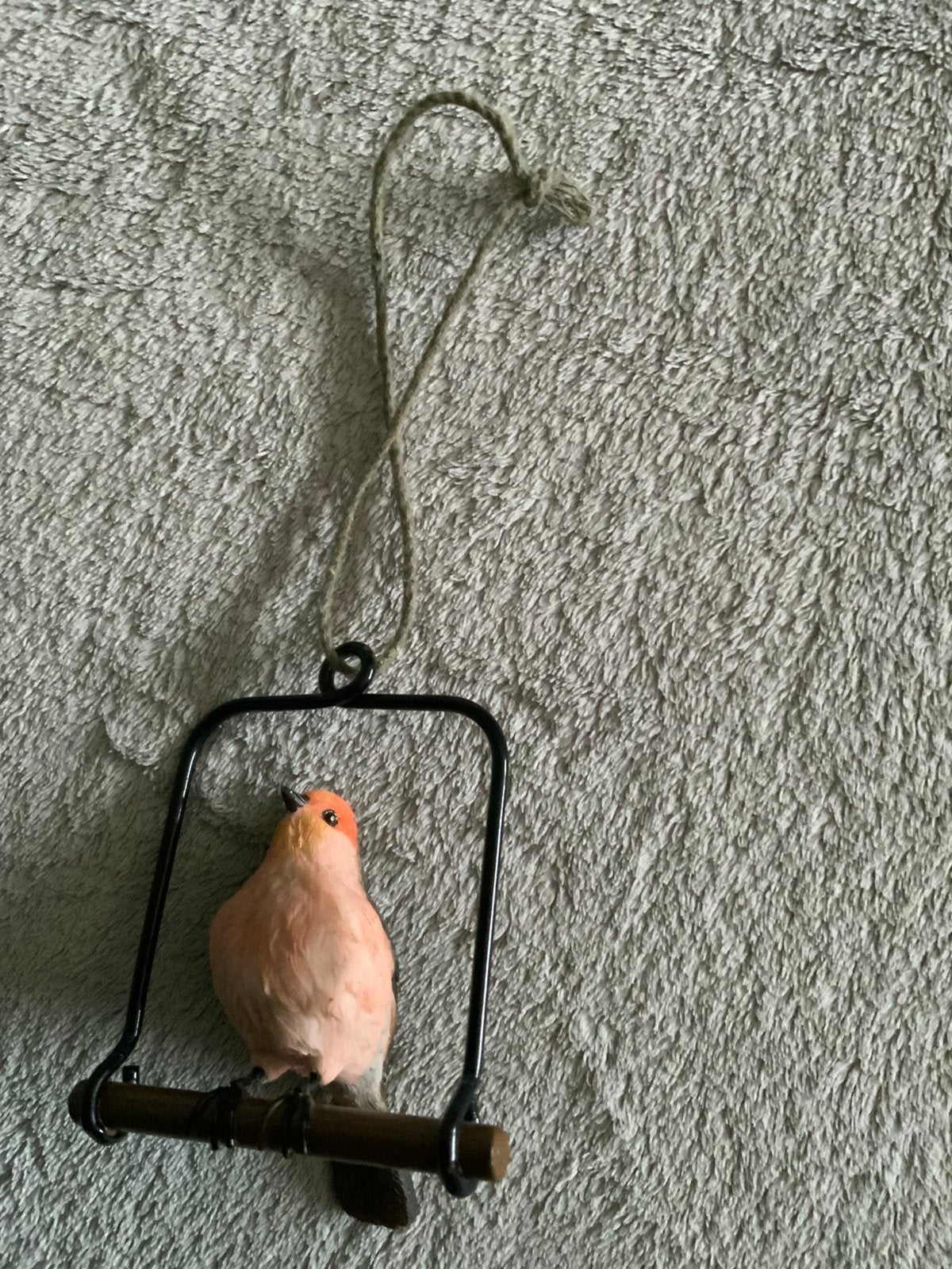 Oiseau sur un bâton, Enlèvement, Comme neuf, Oiseaux, Statue ou Figurine