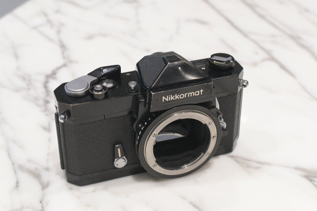 Nikkormat FTn zwart camera, Audio, Tv en Foto, Fotocamera's Analoog, Ophalen of Verzenden, Gebruikt, Spiegelreflex, Nikon