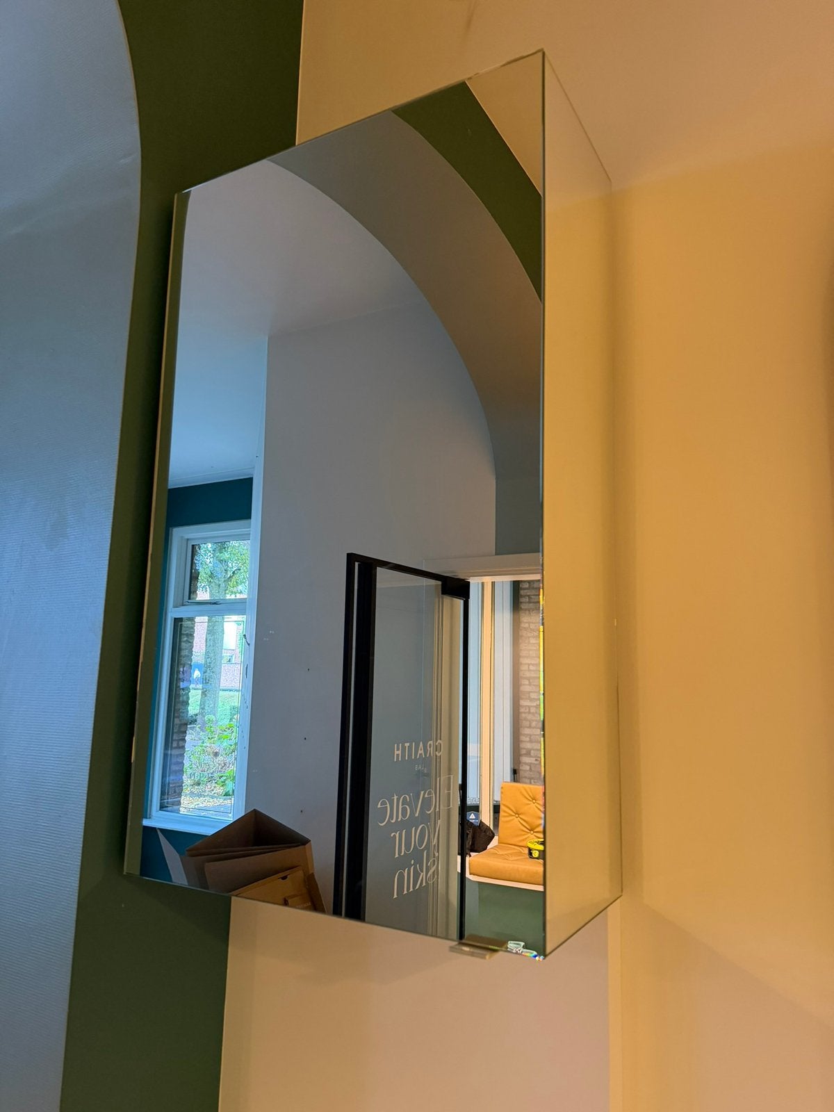 Mooie spiegelkast van Equipal voor badkamer of salon, Enlèvement, Comme neuf, Armoire à miroir