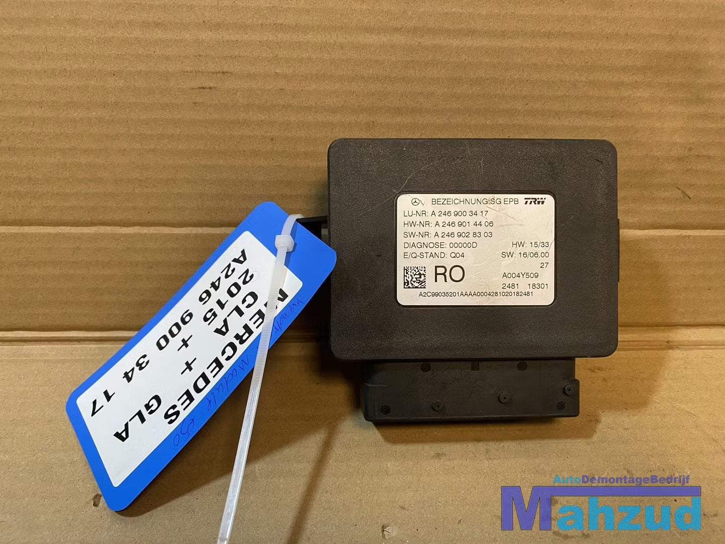 MERCEDES CLA GLA A B W176 W246 Handrem module 2012+, Auto-onderdelen, Gebruikt, Mercedes-Benz AG, Mercedes-Benz, Mercedesstrasse 120
70372  Stuttgart, DE
