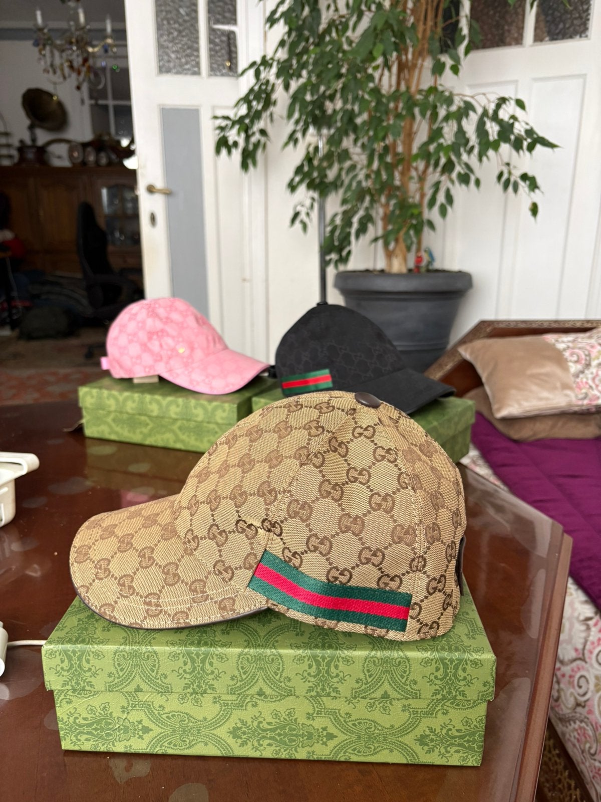 Casquette gucci, Kleding | Heren, Ophalen of Verzenden, Zo goed als nieuw, Pet