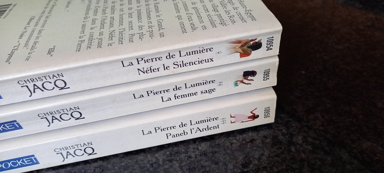 La pierre de lumière. 3 volumes, Enlèvement ou Envoi, Utilisé, Christian Jacq