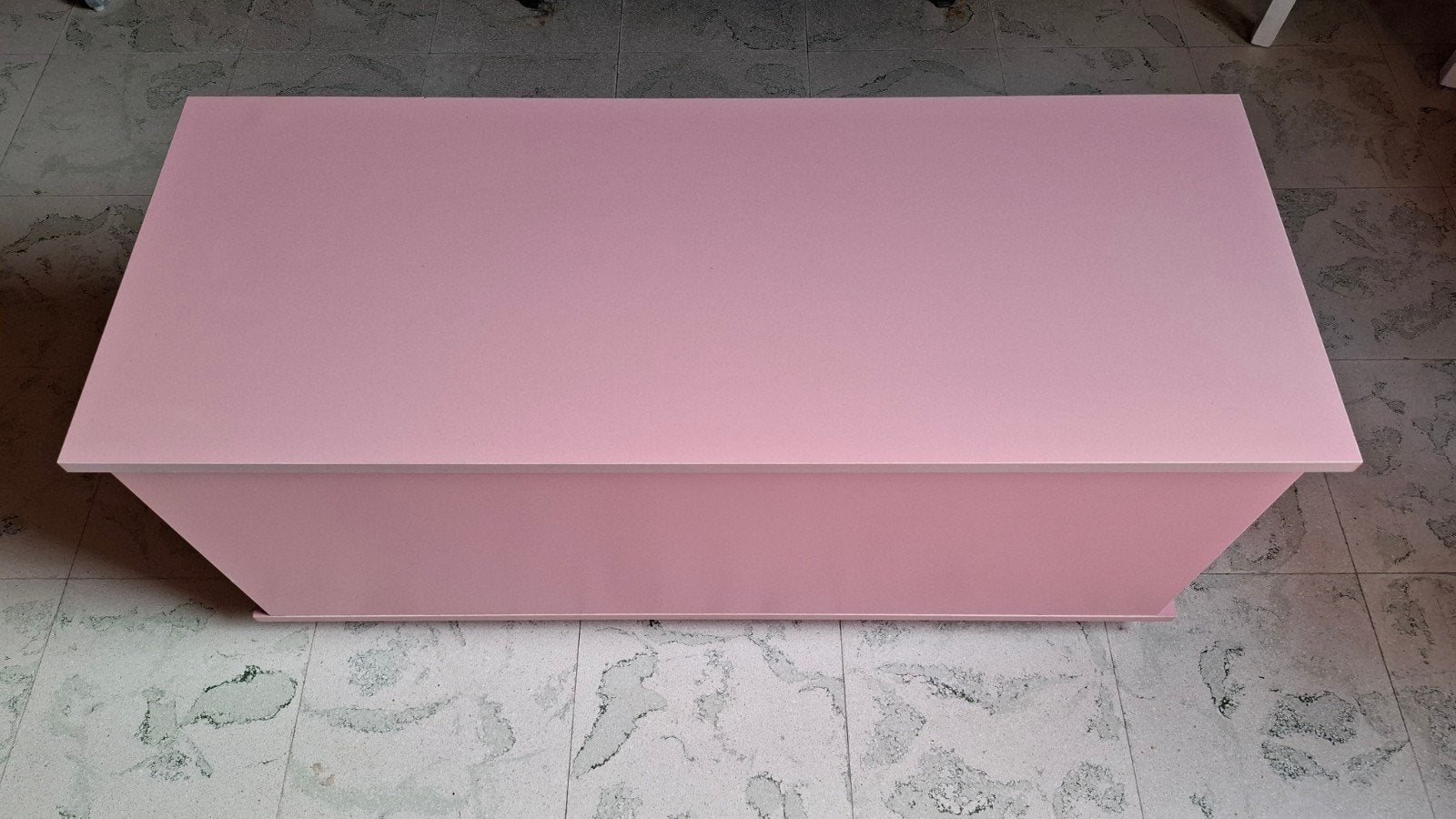 Boîte de rangement rose, coffre à jouets, boîte à doudous, 50 à 100 cm, Enlèvement, Utilisé, 5 – 50