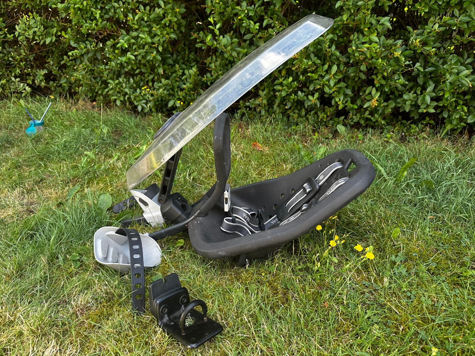 Yepp fiets stoeltje met windscherm voor aan het stuur., Fietsen en Brommers, Fietsaccessoires | Fietsstoeltjes, Ophalen, 0 t/m 18 kg