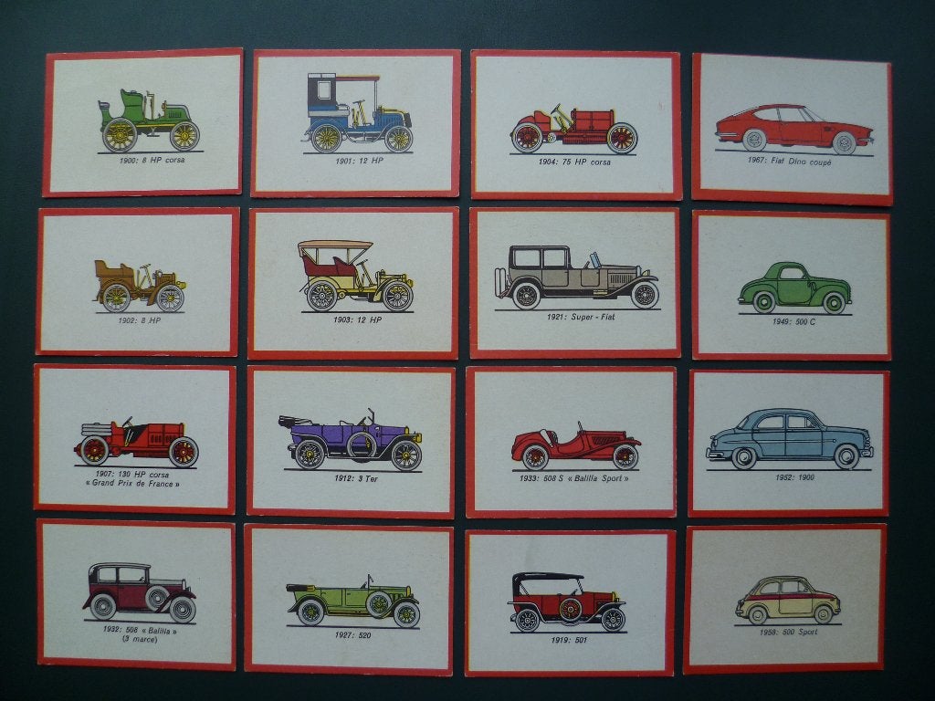 Chromos prenten plaatjes Monty Gum auto's oldtimer cars, Verzamelen, Ophalen of Verzenden, Zo goed als nieuw