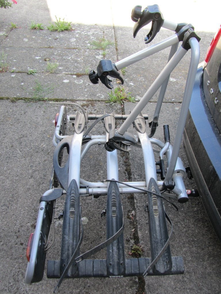 Thule fietshouder voor 3 klassieke fietsen!, Auto diversen, Fietsendragers, Ophalen, 3 fietsen of meer, Gebruikt