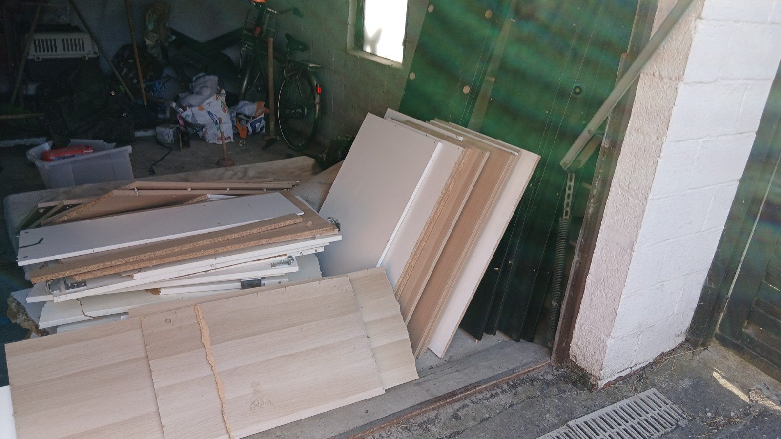 houten platen van kast, Ophalen, Gebruikt, Hout