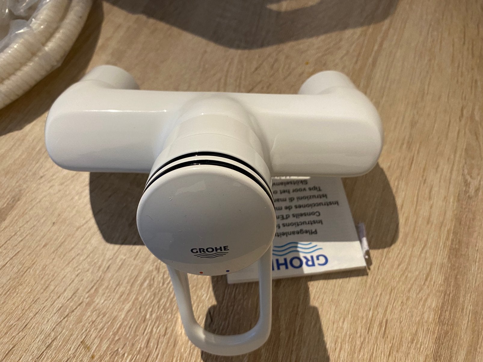 Grohe Europlus badmengkraan / douchemkraan wit, Doe-het-zelf en Bouw, Ophalen of Verzenden, Bad