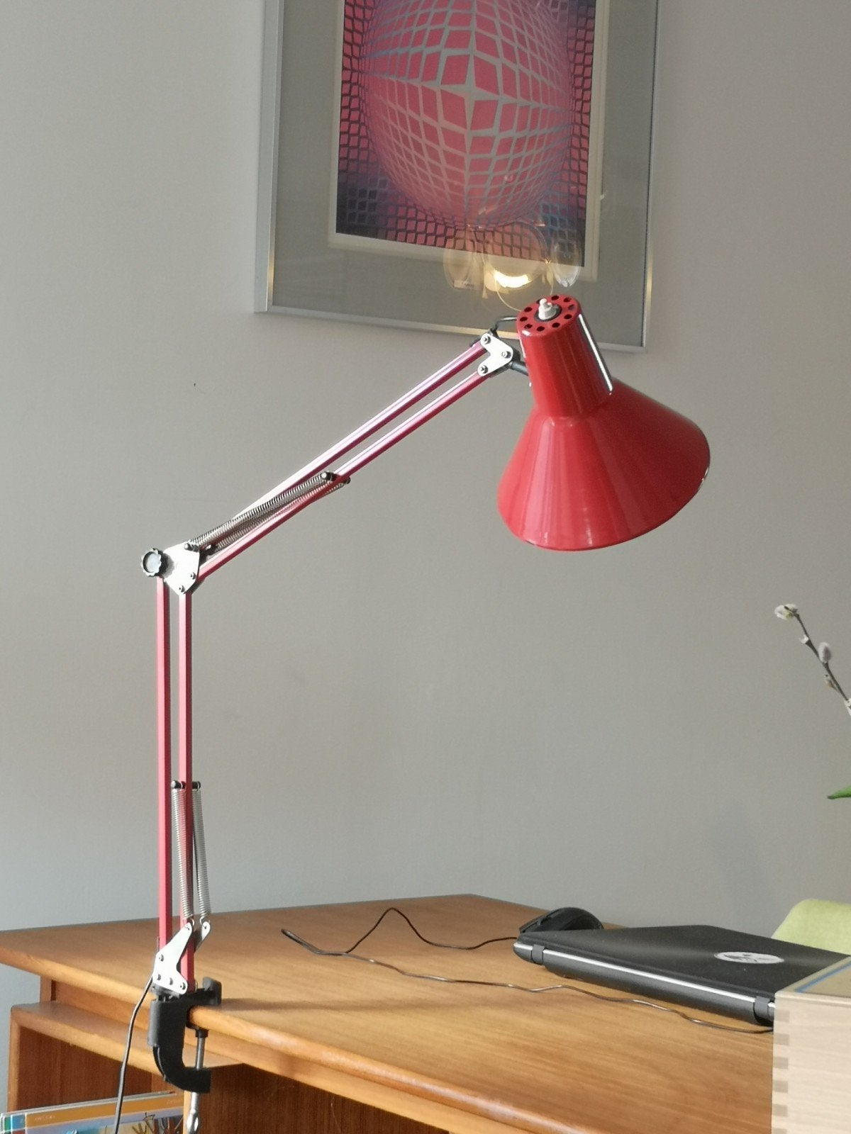 Belle lampe de bureau vintage HEMA, Enlèvement ou Envoi, Lampe de bureau, Vintage