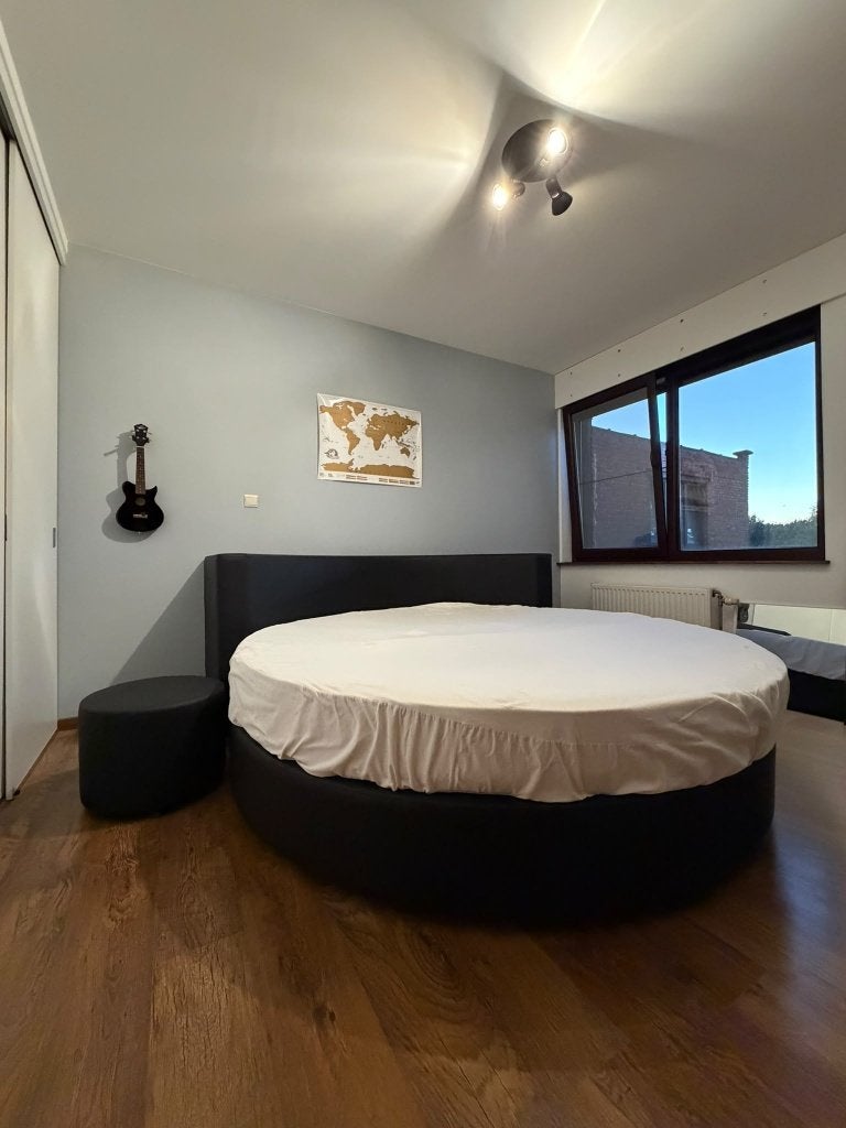 Rond bed zwart, Ophalen, Overige materialen, Zwart, Tweepersoons