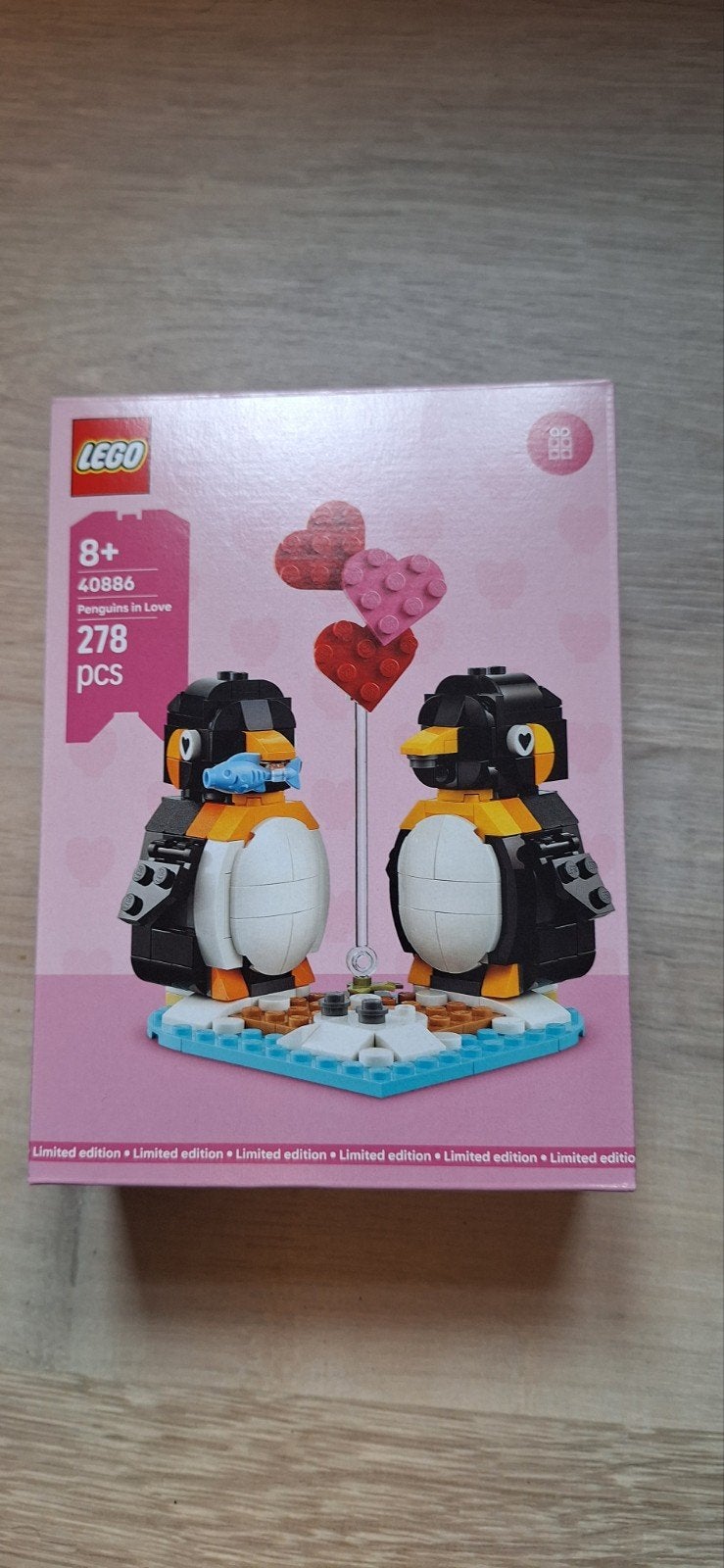 Lego - verliefde pinguins (set 40886) ongeopend, Kinderen en Baby's, Ophalen, Lego, Nieuw, Complete set