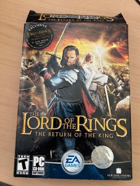 PC spel Lord of the Rings (ZEMST), Consoles de jeu & Jeux vidéo, Jeux | PC, Utilisé, Aventure et Action, 3 joueurs ou plus, À partir de 3 ans
