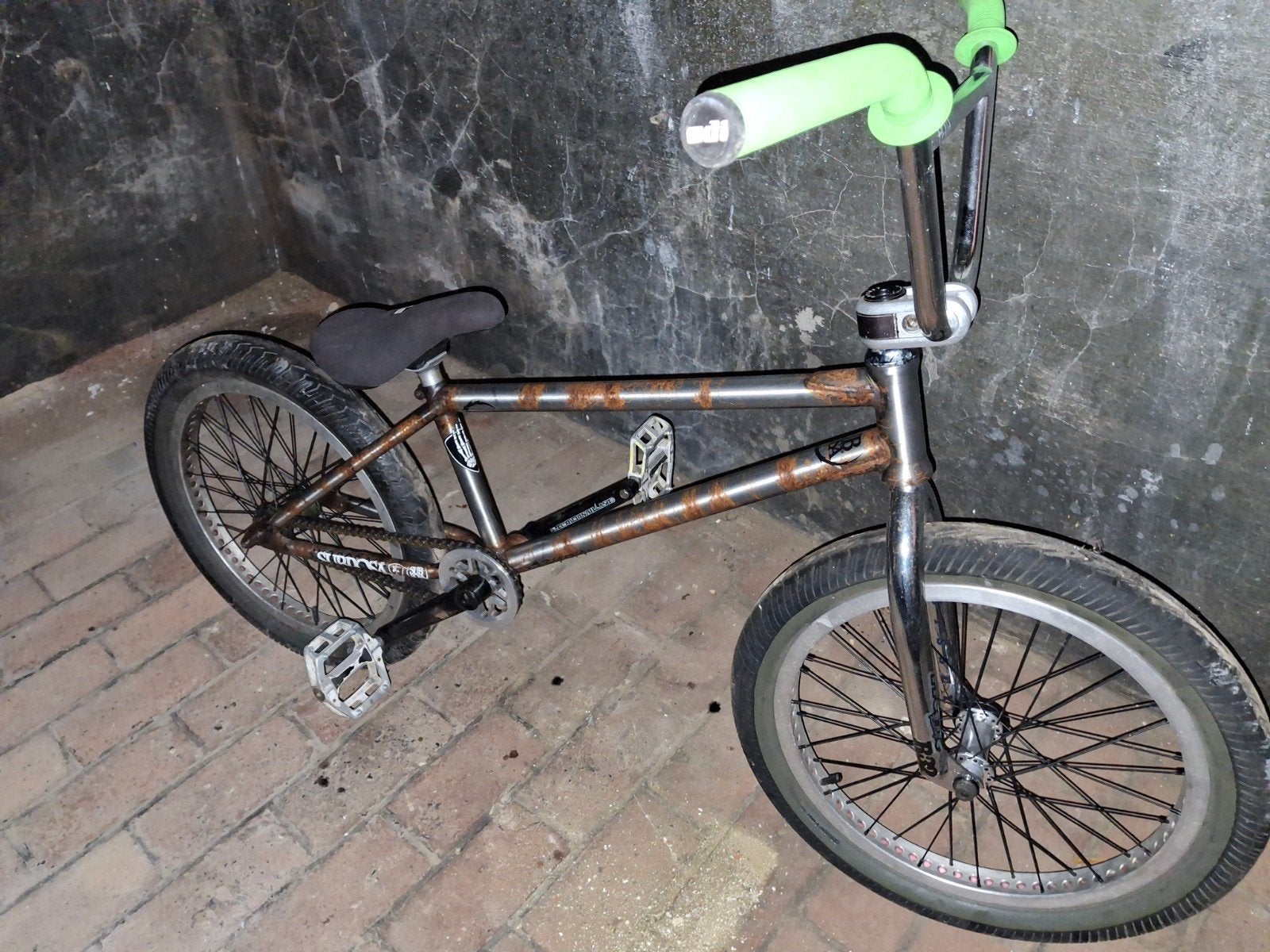 Custom bmx + extras, Fietsen en Brommers, Ophalen, Gebruikt, 20 tot 24 inch