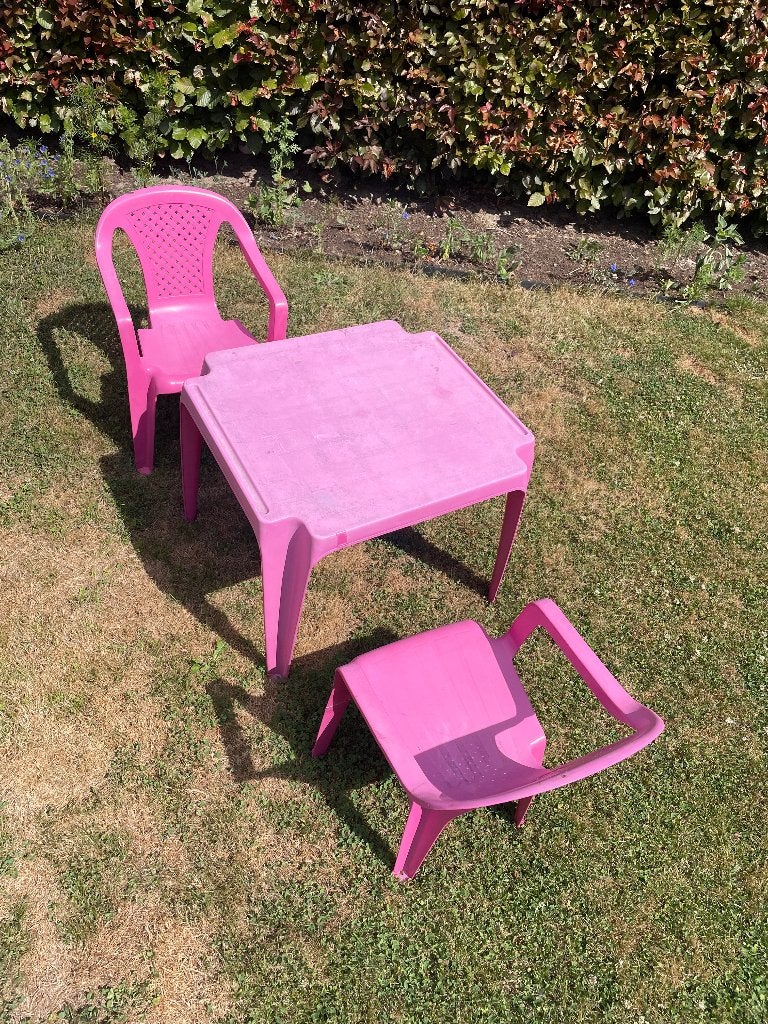 Plastic tuinsetje kinderen, Tuin en Terras, Ophalen, Gebruikt, Plastic
