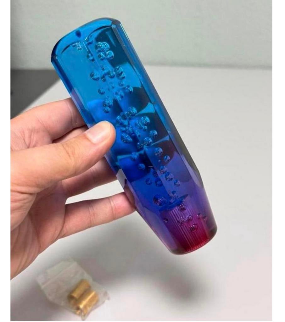 Levier de vitesses Crystal Bubble Blue Violet 15 cm, Autos : Divers, Tuning & Styling, Enlèvement ou Envoi