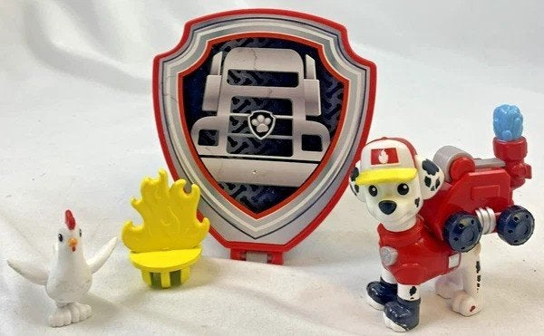 PAW Patrol Big Truck Pups Marshall Speelset met Chickaletta, Overige merken, Verzenden, Hond, Zo goed als nieuw