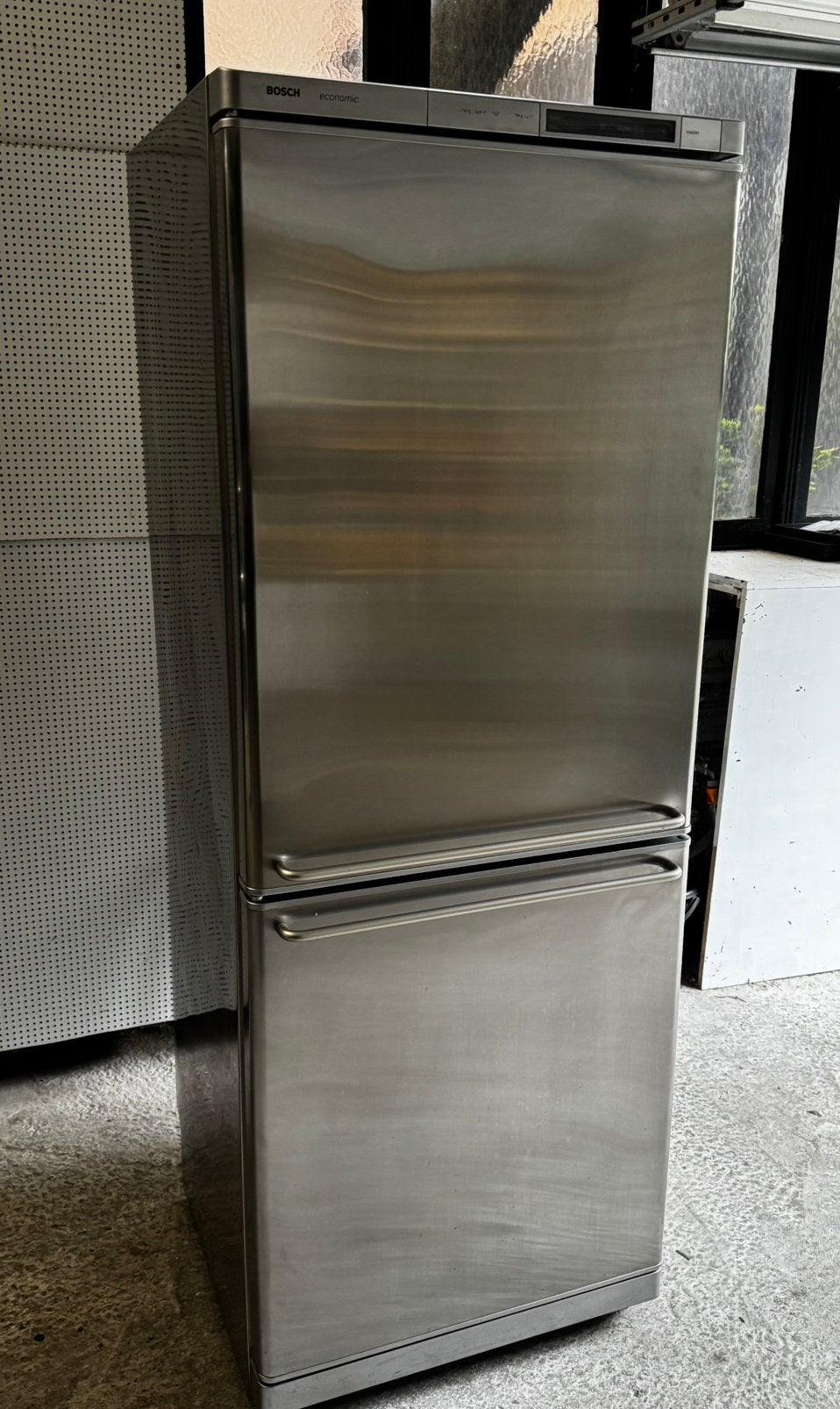 Bosch inox, Elektronische apparatuur, Ophalen, Gebruikt, 200 liter of meer, Met aparte vriezer