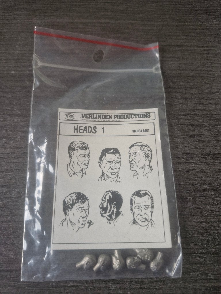 Verlinden 1/35 Heads 1, Enlèvement ou Envoi, Neuf, 1:35 à 1:50, Personnage ou Figurines