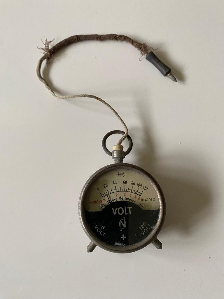 Voltmeter retro, Antiek en Kunst, Ophalen