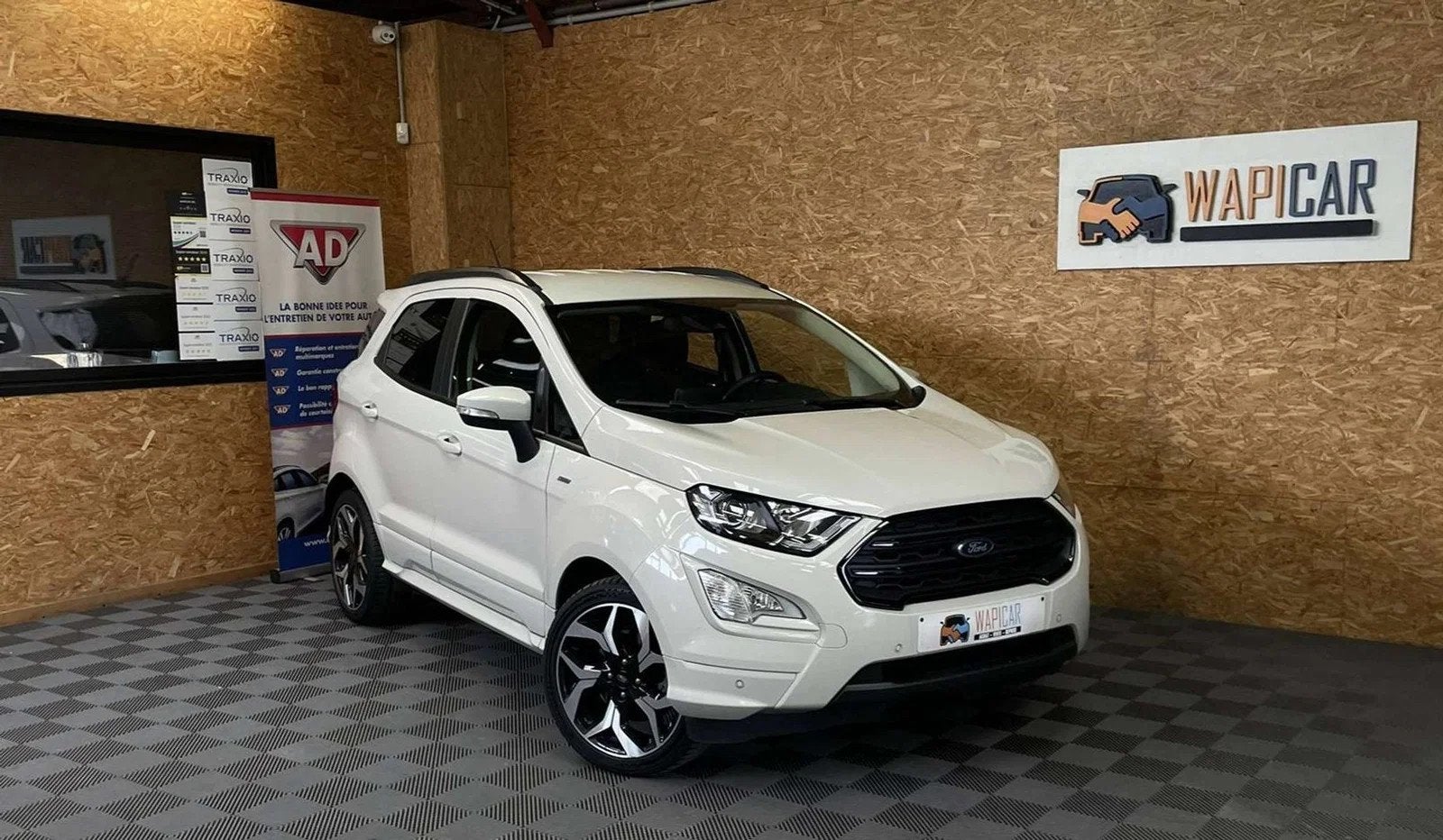 Ford EcoSport ST-Line int/ext 1.0i * Cuir/Alcantara *, Auto's, Ford, Automaat, Gebruikt, Euro 6, 110 g/km