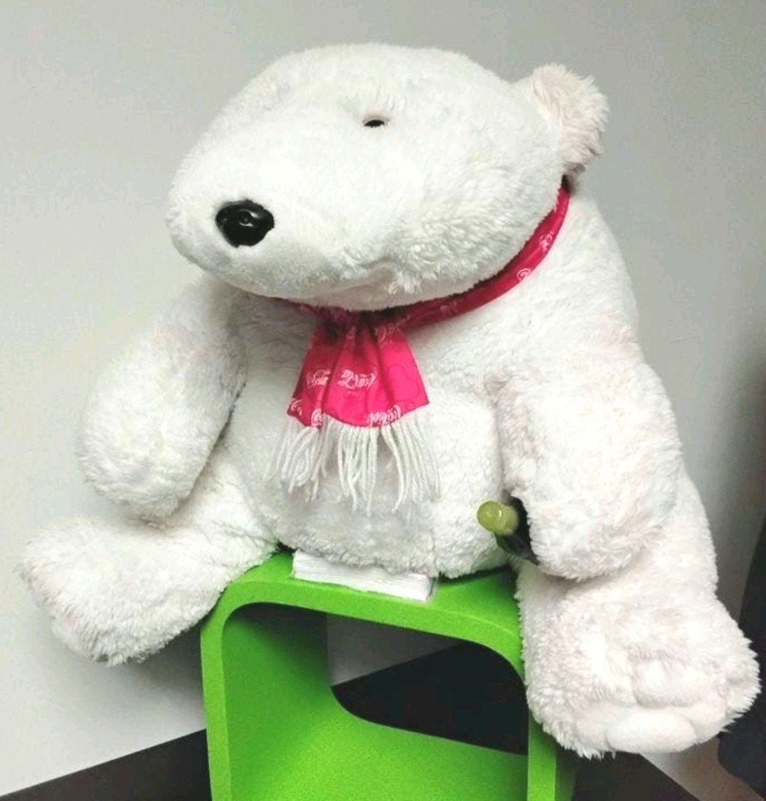 Grote Coca-Cola Polar Bear 1999 XXL – Vintage Collectorsitem, Ophalen of Verzenden, Zo goed als nieuw, Overige typen