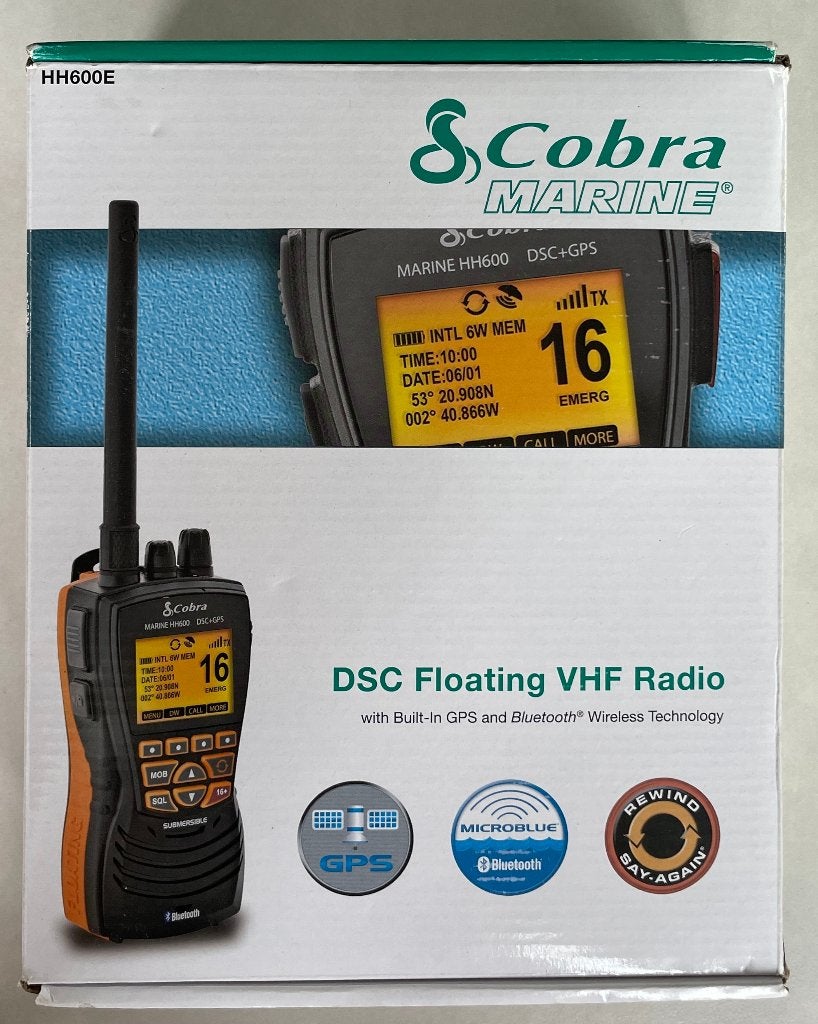 VHF COBRA MR HH600 floating GPS bluetooth, Watersport en Boten, Zeilen en Zeiltoebehoren, Ophalen, Nieuw, Accessoires
