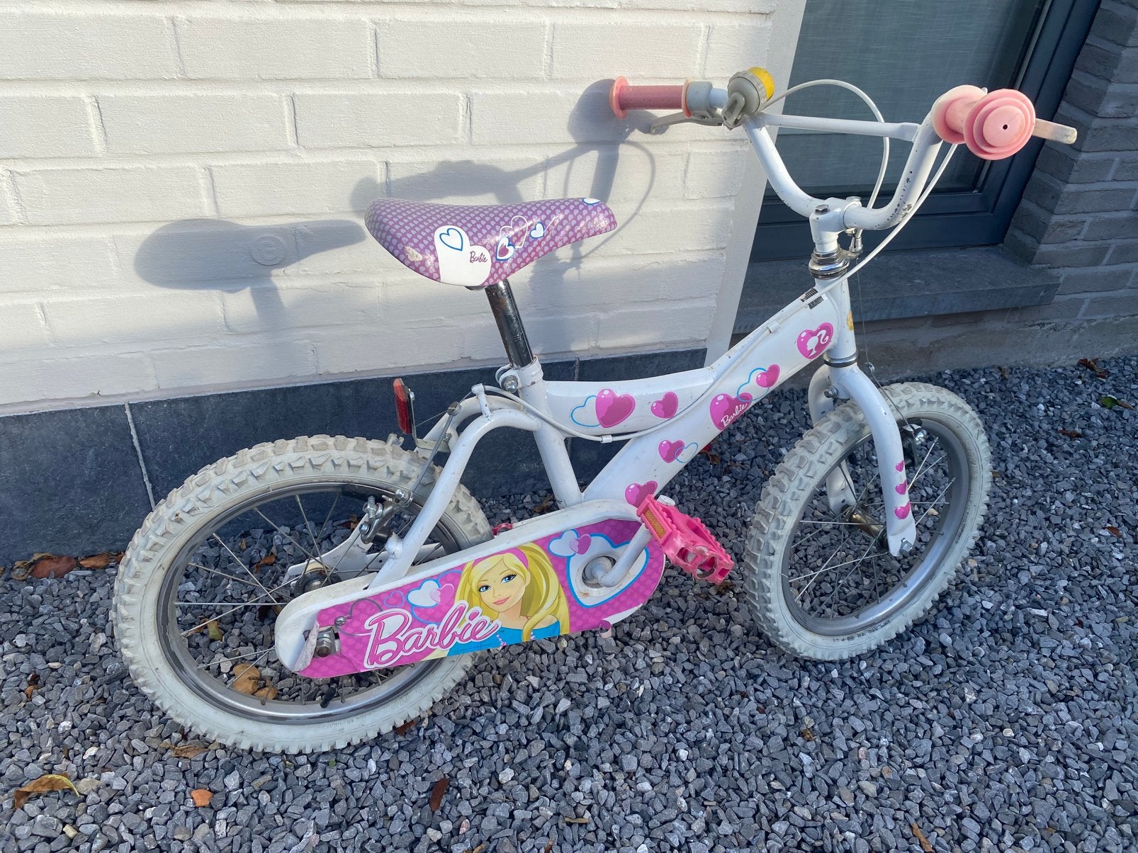 Kinderfiets barbie in gode staat, Ophalen, Gebruikt, Velgrem, 16 tot 20 inch