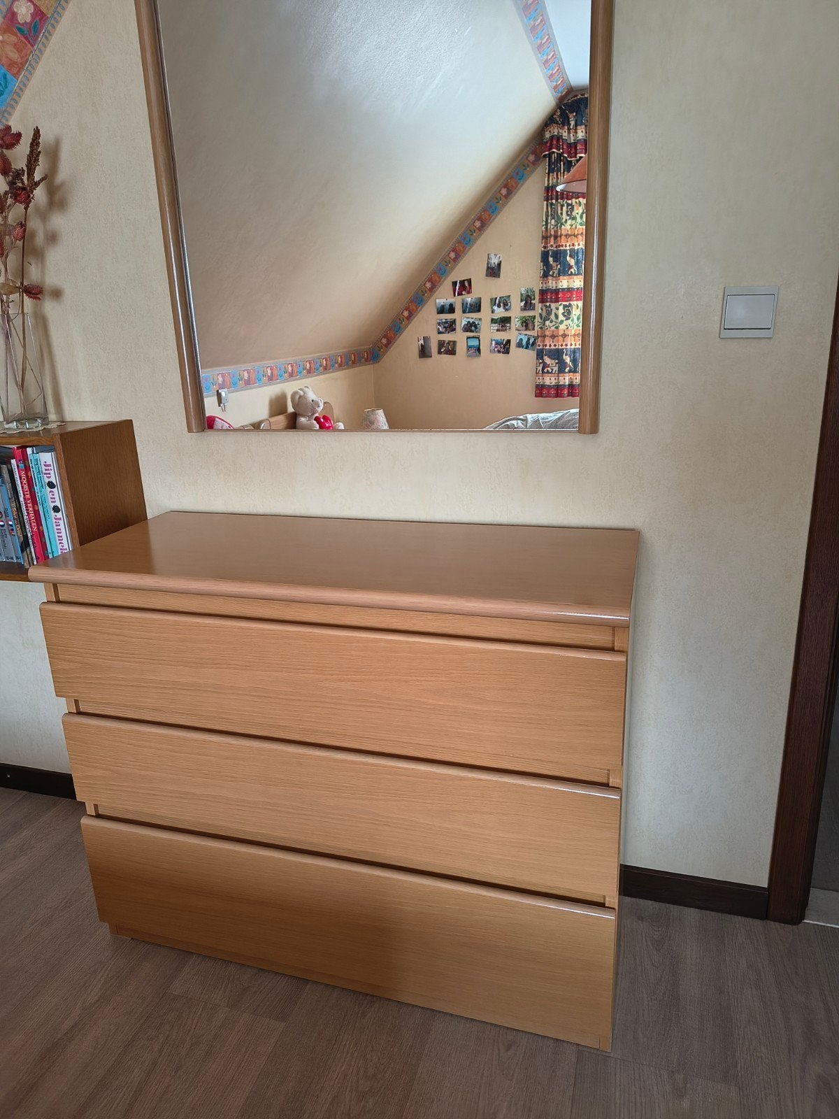 Commode met spiegel, Ophalen