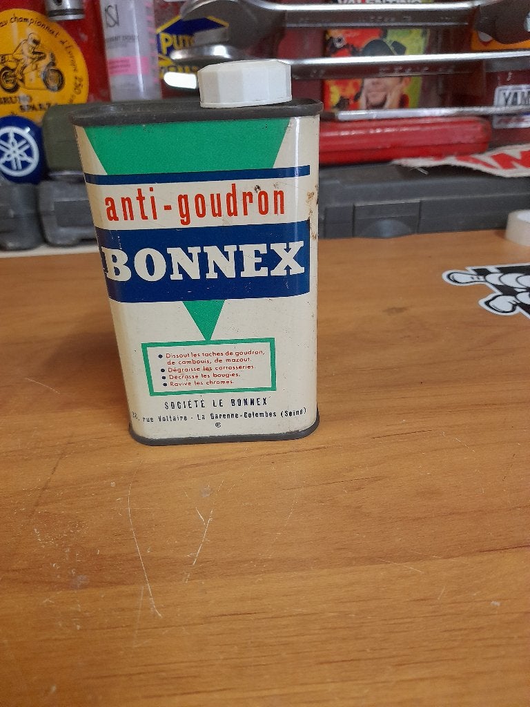 ancien bidon huile vide anti goudron bonnex, Enlèvement ou Envoi, Utilisé, Autres types