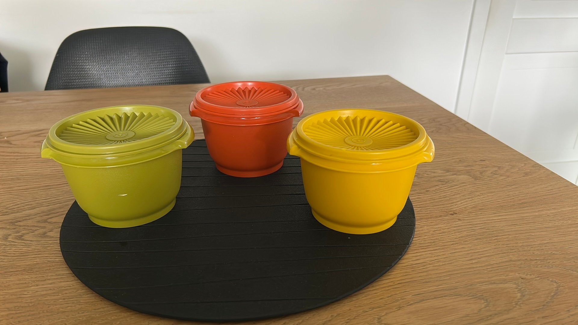 3 bocaux de rangement Tupperware vintage NEUFS, Enlèvement ou Envoi, Neuf, Boîte de conservation, Hermétique
