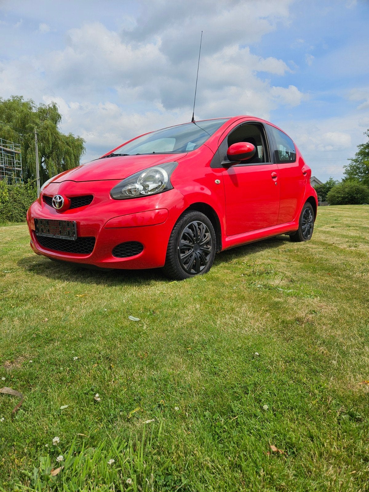Toyota Aygo 2009, Autos, Toyota, Rouge, Achat, 4 portes, Entreprise