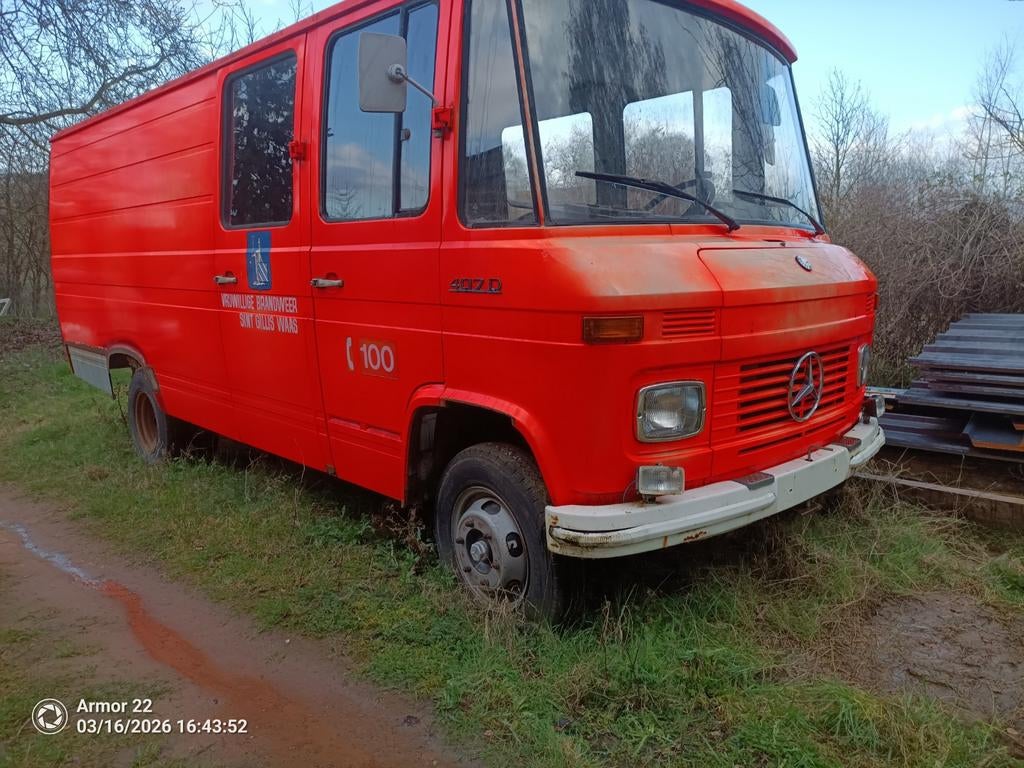 Unique Mercedes-Benz L 407 DA Oldtimer T2, Autos, Achat, Attache-remorque, Diesel, Particulier