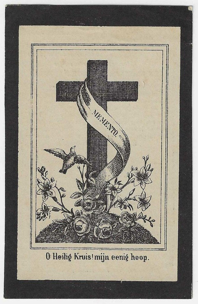 Prêtre Andreas, Vierlingsbeek 1820 - Handel 1885, Enlèvement ou Envoi, Image pieuse