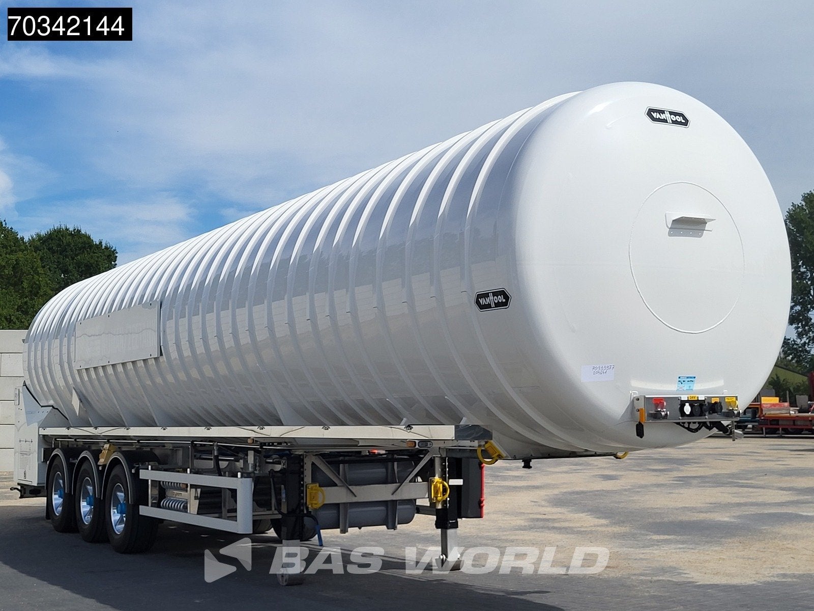 Van Hool UNUSED LNG Tank 59.000 Ltrs APK 05-27, Autos, Achat, Entreprise, Autres carburants, Remorques et Semi-remorques