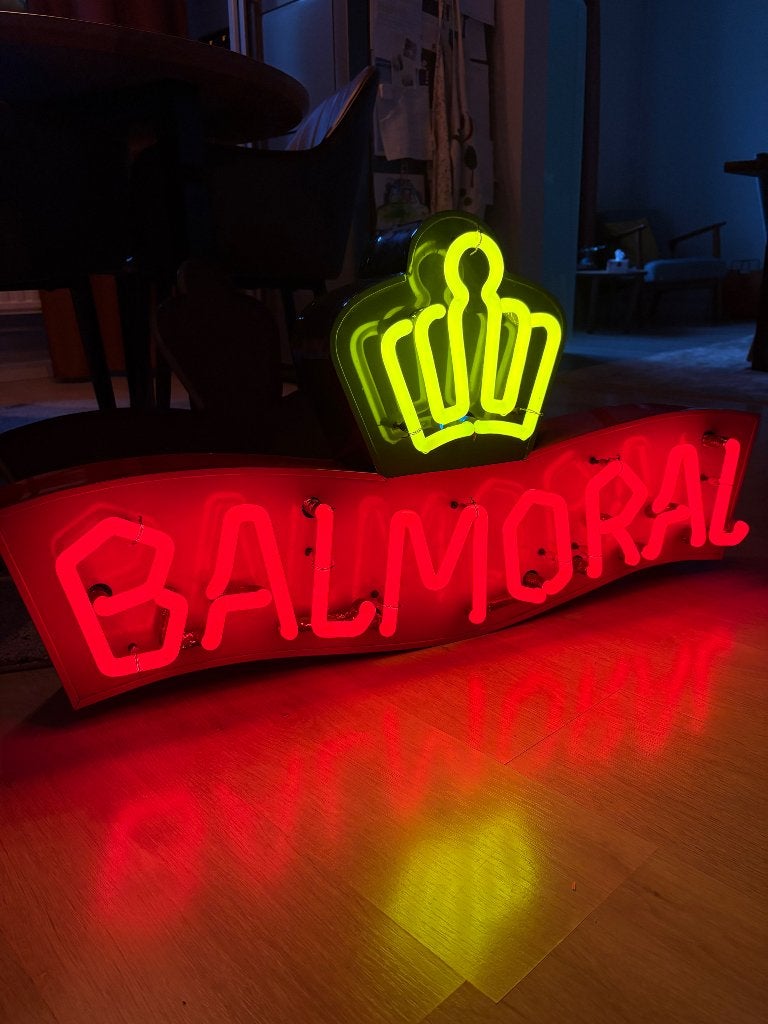 Neon, reclame, lichtreclame, Ophalen, Gebruikt