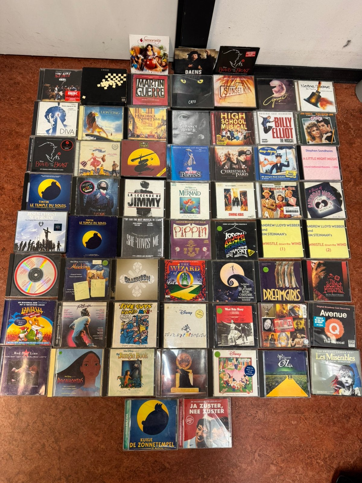 Musical cd’s - Vlaams/Nederlands/Engels, Comédie musicale, Enlèvement, Utilisé
