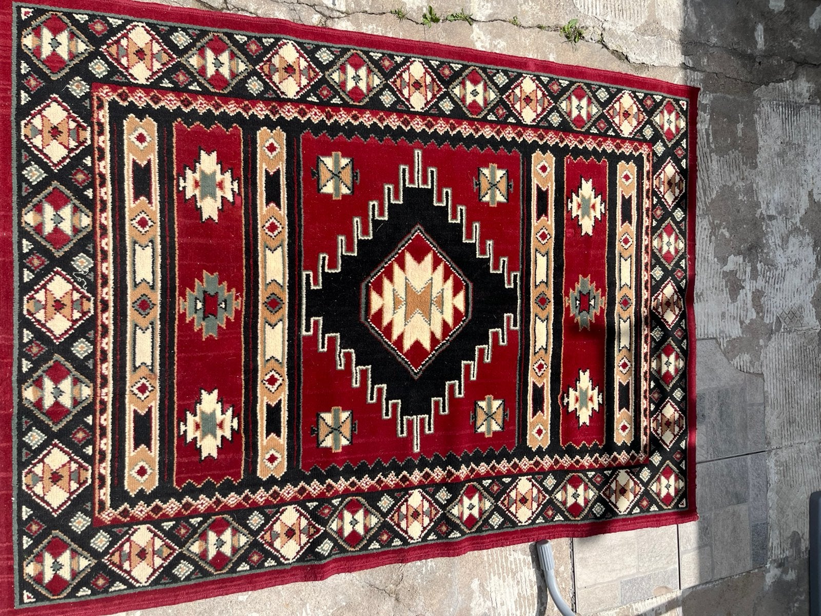 tapis vintage, Enlèvement