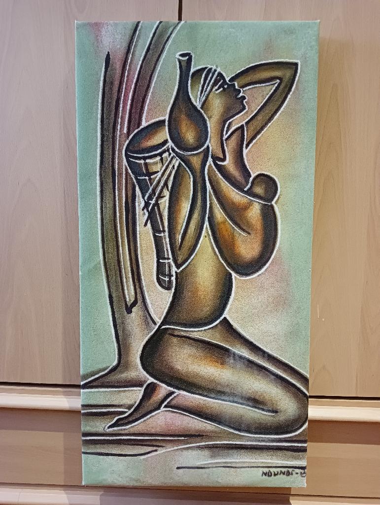 2 peintures africaine, Enlèvement