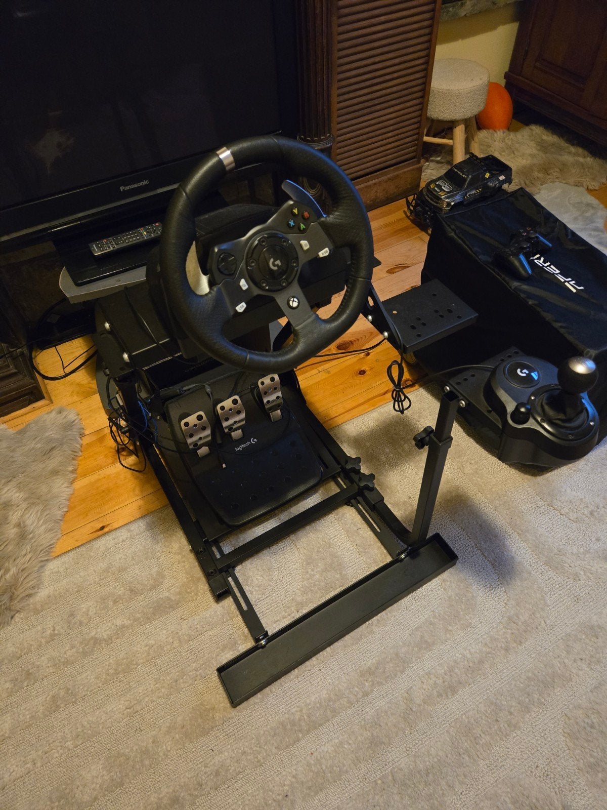 Race stuur compleet met versnellingen en speciale adapter, Games en Spelcomputers, Ophalen