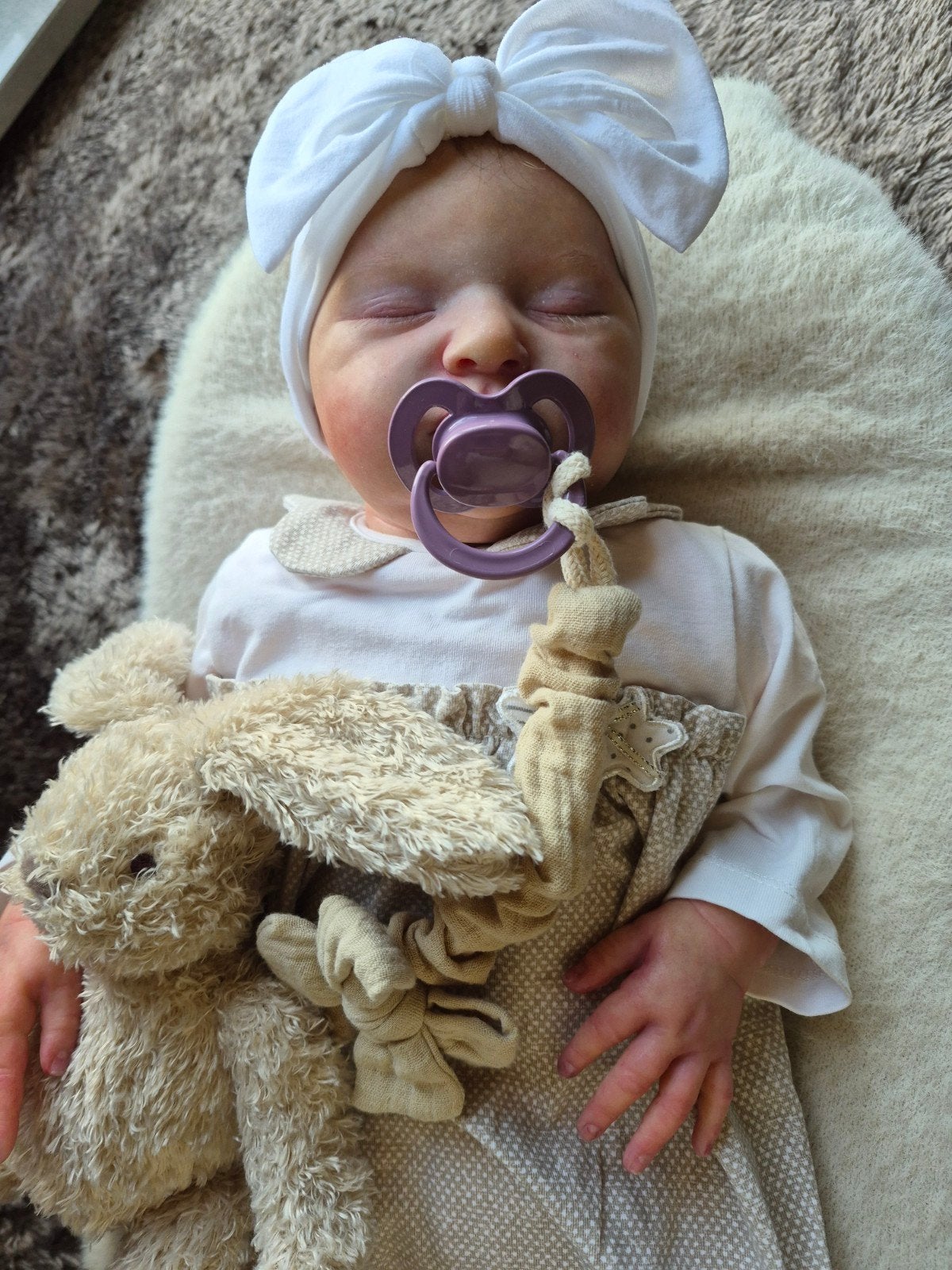 Prachtige authentieke reborn baby by Bonnie Brown, Enlèvement ou Envoi, Comme neuf, Baby Pop, Réaliste ou Reborn