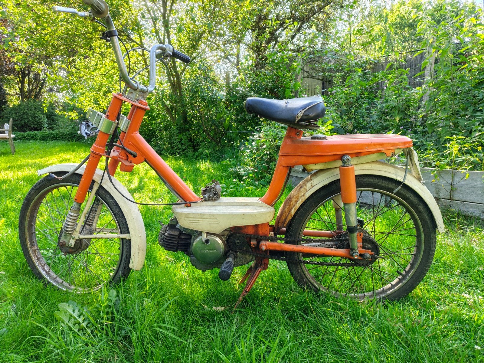 Honda Amigo PF50, Vélos & Vélomoteurs, Cyclomoteurs | Honda, Enlèvement, Utilisé, 49 cm³