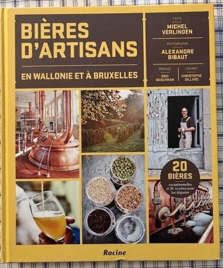 Bières d'artisans en Wallonie et à Bruxelles, Livres, Envoi, Comme neuf, Michel Verlinden