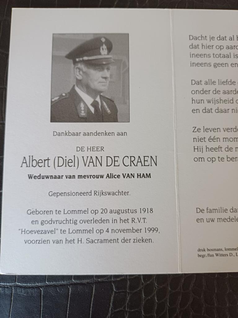 Rijkswacht, Verzamelen, Bidprentjes en Rouwkaarten, Ophalen of Verzenden