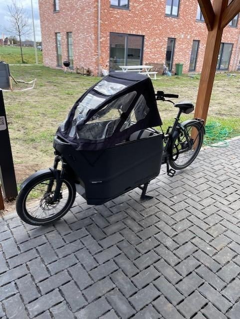 Bakfiets, Vélos & Vélomoteurs, Vélos | Vélos avec bac, Comme neuf, Autres marques, 2 enfants, Électrique, Enlèvement